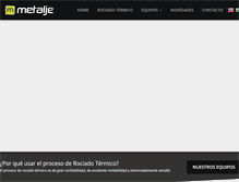 Tablet Screenshot of metaljet.com.ar